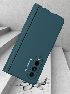 Funda para Teléfono con Ranura para Bolígrafo para Samsung <span class=keywords><strong>Galaxy</strong></span> <span class=keywords><strong>Z</strong></span> Fold2 5G, Funda Plegable de Alta Calidad para Teléfono Móvil, Funda Plegable para <span class=keywords><strong>Galaxy</strong></span> W22 5G - Product Image 4