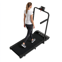 Tapis roulant électrique portable pliable personnalisé avec écran LED pour l'exercice cardiovasculaire à domicile dans le salon