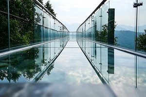 Verre feuilleté transparent, verre flotté clair, insonorisation pour mur-rideau et passerelle en verre - Product Image 5