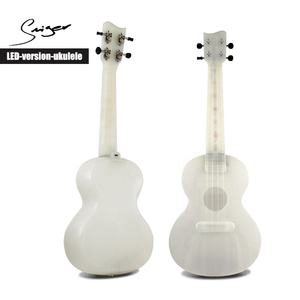 <span class=keywords><strong>Ukeleles</strong></span> Eléctricos con Iluminación LED para Conciertos, Diseño Personalizado, Fabricación en China, con Cuerpo Transparente - Product Image 2