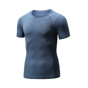 Camisetas deportivas con Logo personalizado para hombre, camisas 90% de poliéster y 10% de LICRA para gimnasio, elastán, atléticas, tiburones - Product Image 6