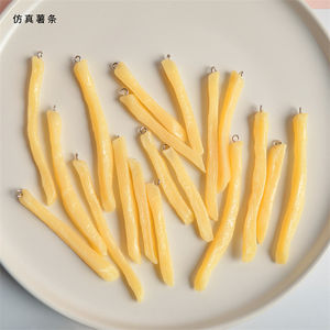 Porte-clés Simulation de nourriture de poulet frit, pièces, baguettes de poulet, clés de Restaurant, cadeau, Chef cuisinier - Product Image 4