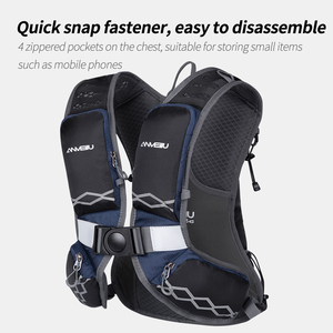 Sac à dos de course à pied et de cyclisme personnalisé pour l'hydratation, veste de course à pied de cross-country, équipement de randonnée, sac de marathon - Product Image 4