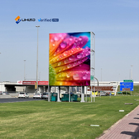 Écran d'affichage LED extérieur UHLED P8 en aluminium pour publicité, panneau LED à cathode commune, signalisation numérique unipolaire pour autoroute