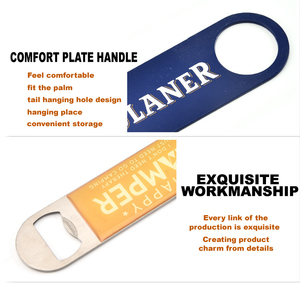 Apribottiglie in Acciaio Inox a Doppio Foro Personalizzato di Alta Qualità, Apribottiglie per Birra in Metallo Artigianale - Product Image 2