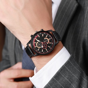 Reloj de Pulsera de Cuarzo para Hombre, Diseño de Tres Ojos, Simple y Versátil, Estilo Ejecutivo, Nuevo y Popular en 2025 - Product Image 4