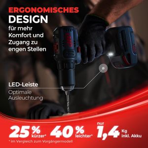 Ingersoll Rand D3141 1/2 In Cordless Compact Drill Driver 20V Brushless Lithium Ion Battery <b>Powered</b> Professional Grade - Product Image 6