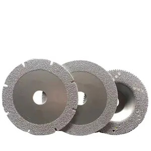 Kim cương chân không brazed cắt đĩa cho đá cẩm thạch Granite thạch anh gốm kim loại thép cắt