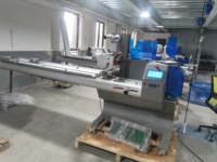 Machine d'emballage alimentaire automatique contrôlée par PLC pour sacs en papier/plastique, haute précision, longue durée de vie