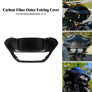 Carénage extérieur en fibre de carbone pour moto, couvre-phare avant pour Harley Touring Road Glide FLTR FLTRX FLTRXSE CVO 2015-2023 - Product Image 1