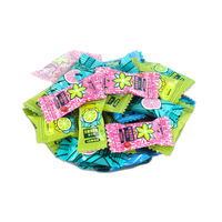 500g zakje munt fruit compressie snoep, passievrucht & multi-fruit smaak, frisse adem voor hotpot hotelreceptie, OEM mogelijk