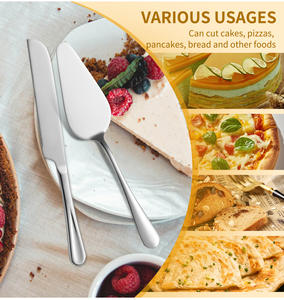 Ensemble d'outils <span class=keywords><strong>de</strong></span> pâtisserie créatifs : <span class=keywords><strong>Spatule</strong></span> à pizza colorée en titane et couteau à pain long pour collection <span class=keywords><strong>de</strong></span> kits <span class=keywords><strong>de</strong></span> pâtisserie - Product Image 4