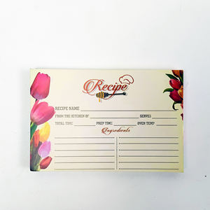 Carte-cadeau de conception de logo imprimé personnalisé, carte de <span class=keywords><strong>recette</strong></span> de mariage, carte de vœux d'anniversaire - Product Image 3