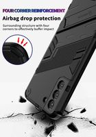 Coque KAOU Fashion Punk 2 en 1 - Coque en silicone fine, antichoc et anti-poussière pour Samsung S30 Plus/S21 Plus, vente en gros