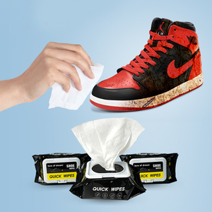 Eco Vriendelijke Custom Oem Fabriek Alcohol Gratis Schoen Sneaker Schoonmaken Schoenen Natte Doekjes Weefsel - Product Image 2
