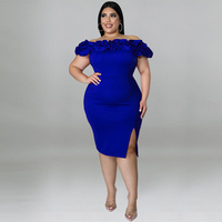 Robe mi-longue décontractée grande taille à pois, style artistique estival, coupe ajustée