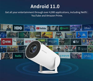 Mini portátil Full Hd Android portátil de cine en casa inteligente 4K 1080 Wifi proyector 4K Android Smart Bt Wi-Fi 11 Android proyector - Product Image 3