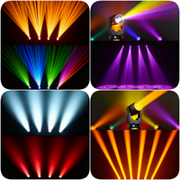 Mini projecteur à faisceau néon mobile 295W 14R RGBW Effet halo Contrôle DMX512 Compatibilité pour DJ Scène Parc à thème