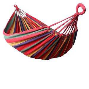 Hamac en coton de haute qualité, lit-balançoire pliable, pour adultes, camping en plein air, filet de <span class=keywords><strong>loft</strong></span>, balançoire, offre spéciale - Product Image 1