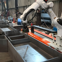 Bras robotisé de soudage industriel automatique et système de rail linéaire pour la fabrication de métaux lourds