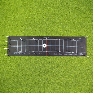 SwingPerfect Golf Plantilla de entrenamiento de trayectoria de putter para mano derecha, 12 arcos, con doble puerta, a prueba de deformaciones, estuche rígido - Product Image 2