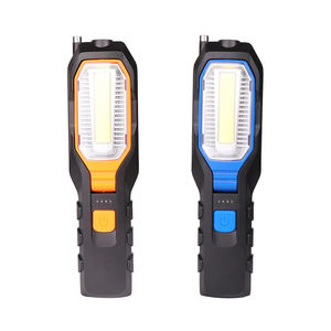 COB <b>LED</b> Magnetic <b>Work</b> <b>Light</b> Portable Handheld Inspection Lamp with Built-in Magnet Two Color Options Orange Blue Waterproof - Product Image 6