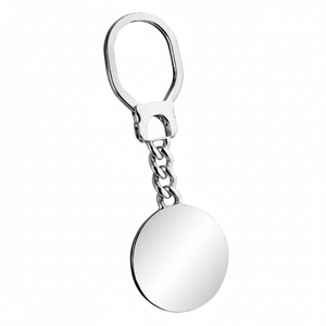 Portachiavi in Argento 925 Rotondo in Metallo Promozionale - Product Image 2
