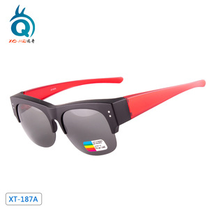 Lunettes de soleil de sport Xq-Ho Xt-187A, verres polarisés TAC UV400, demi-monture unisexe, pour la conduite, la pêche, la randonnée en plein air - Product Image 4