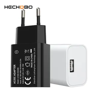 10w 5v 2a Eu Us Uswall Charger Micro Travel Usb Wall Charger 5v 2.1a 2 Amp Charging Block Usa Black Usb Power Adaptor With CE UL