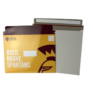 Sobre de cartón personalizado Embalaje Tira rasgable Fácil apertura Envío por <span class=keywords><strong>correo</strong></span> Sobre exprés Bolsa Sobre de cartón blanco - Product Image 3