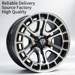 Ruedas FLowtone 4x4 Todoterreno, Llanta Fundida 17x9j Et0 10 Pcd 6x139.7 6x114.3 <span class=keywords><strong>Cb</strong></span> 66.1, Ruedas Negras con Acabado Mecanizado - Product Image 1