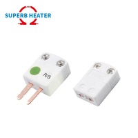 Fábrica K J T E N S tipo industrial sensor de temperatura rápido conector termopar macho y hembra enchufe