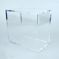 Étui en acrylique PMMA transparent écologique LS pour boîte de présentation Pokémon japonaise avec aimants et support de base noir