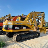 Excavatrice sur chenilles hydraulique d'occasion CAT 320CL Caterpillar d'origine avec une puissance élevée