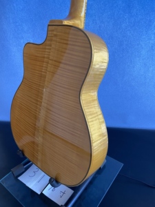 Yunzhi thủ công Đàn Guitar Acoustic GYPSY 7 Dây 16 inch flamed Maple Hollow cơ thể màu sắc ban đầu vân sam Top mun kết thúc H-S-S - Product Image 2