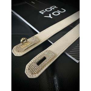 Hebilla de cinturón de lujo para mujer con diamantes de imitación, hebilla de placa de aleación para vestidos y accesorios de moda - Product Image 3