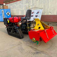 Tracteurs à chenilles efficaces pour l'agriculture, avec attelage 3 points catégorie II, pour le travail du sol profond sur terres sablonneuses, argileuses et plates.