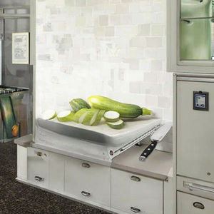 Stainless Steel Rectangle <b>Large</b> Double-Sided Non-Toxic 2.0cm Thick Dishwasher <b>Safe</b> Kitchen Cutting Board - Product Image 3