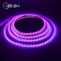 Bande LED numérique RGB de 4 mm de largeur, 200 LED/m, 1515 2020 SMD LED 5V, adressable individuellement, programmable numériquement