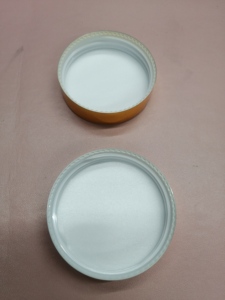 Couvercle en plastique galvanisé doré 58/400 pour pot en verre droit de 4oz 120ml - Product Image 4