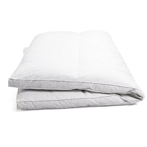 Colchón de plumas de pato Topper Queen Down funda protectora de colchón de felpa suave y esponjosa almohadilla de refrigeración para todas las estaciones de lujo - Product Image 3