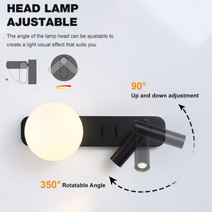 Nouvelle lecture G9 applique murale 3w intérieur chambre chevet applique murale lumière pour intérieur maison hôtel Villa appartement décoratif - Product Image 5