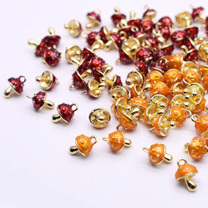 9x 15mm合金チャームドングリ3Dドングリチャーム3Dパインナッツドングリペンダントチャームジュエリー作りDIY - Product Image 6