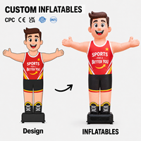 Publicité gonflable OEM/ODM personnalisée pour l'extérieur : figurines publicitaires dansantes et oscillantes