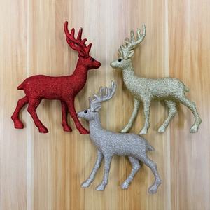 تمثال عصري مفرد من البي في سي الصلب على شكل غزال الرنة للكريسماس، بحجم متوسط وألوان متنوعة، كهدية وزينة للمهرجانات - Product Image 5