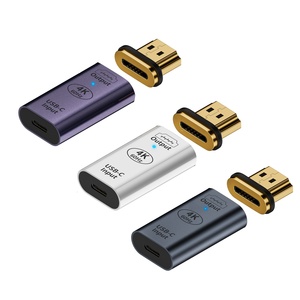 USB Tipo-C a HD-Compatible 2,0 Cable adaptador magnético 4K60Hz UHD Convertidor hembra a macho para <span class=keywords><strong>Samsung</strong></span> TV - Product Image 2