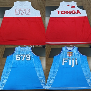نقية مخصصة tong fija كرة السلة Singlets مخصص وشم Maori مخصص رقم اسم فريق كرة السلة جيرسي - Product Image 6