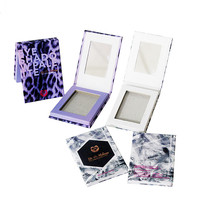 Boîtes en papier de palette de fard à paupières vide de dessin animé de logo personnalisé boîtes d'emballage cadeau en carton de fard à paupières