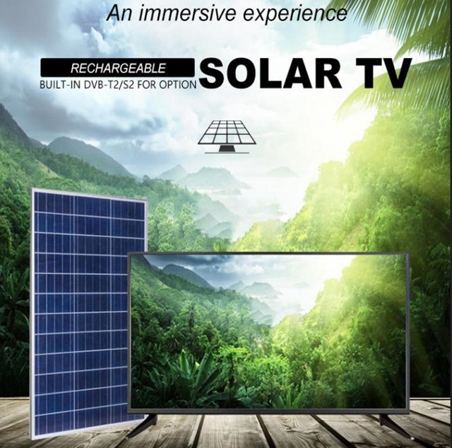 Demax Smart Tv Solar DC Television Television 32 Inch Solar Tv 32" 12v Rechargeable