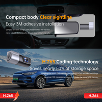 Caja Negra para Auto Elegante y Segura 360 °   Cámara de Coche Giratoria con Visión Nocturna Starlight, Lente Única, Grabación en Bucle, WiFi F1